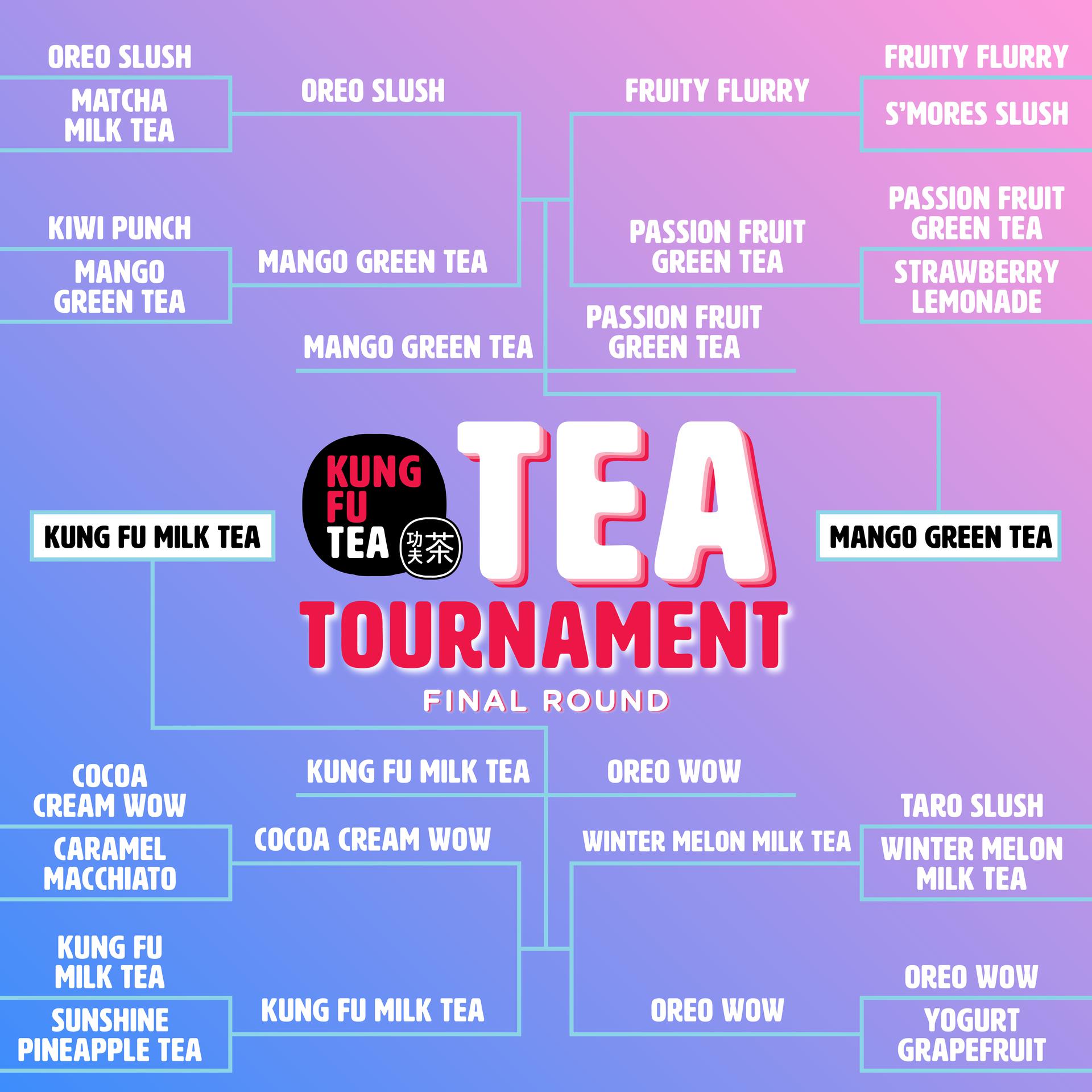 The Finals Are Here! Head To Instagram To Vote Between Mango Green Tea